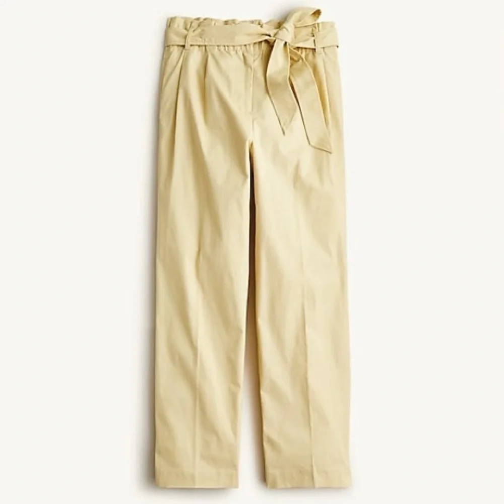 J Crew Tie-waist ripstop cotton pant Item BH798
